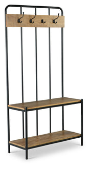 Steve Silver Camino Black Hall Tree