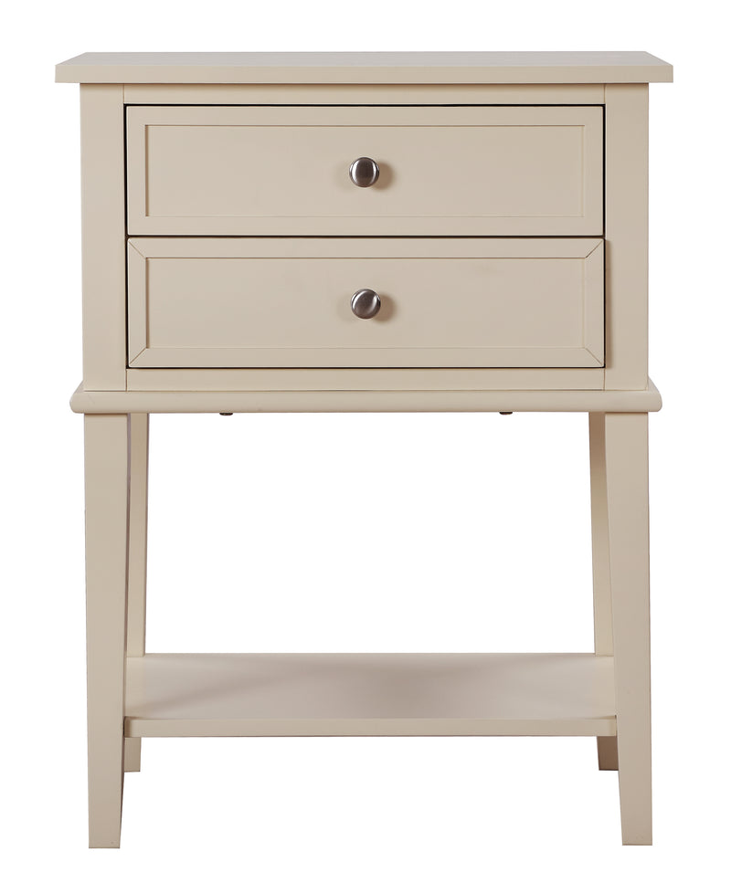 Glory Furniture Newton White Nightstand