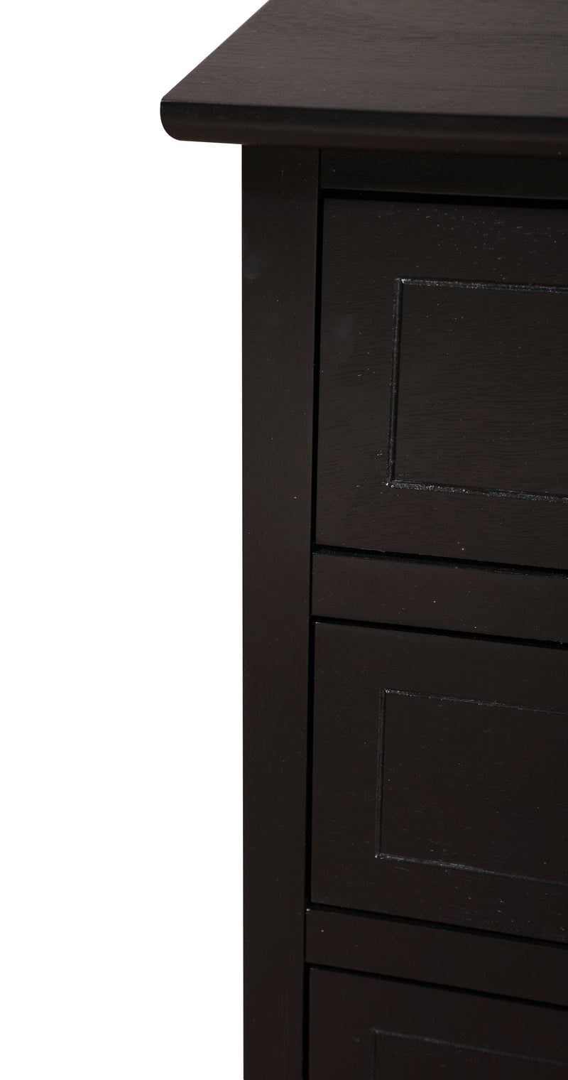 Glory Furniture Daniel Cherry 3 Drawers Nightstand