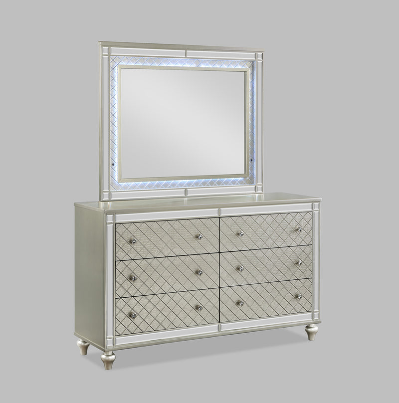 Crown Mark Cristian Champagne Dresser Top