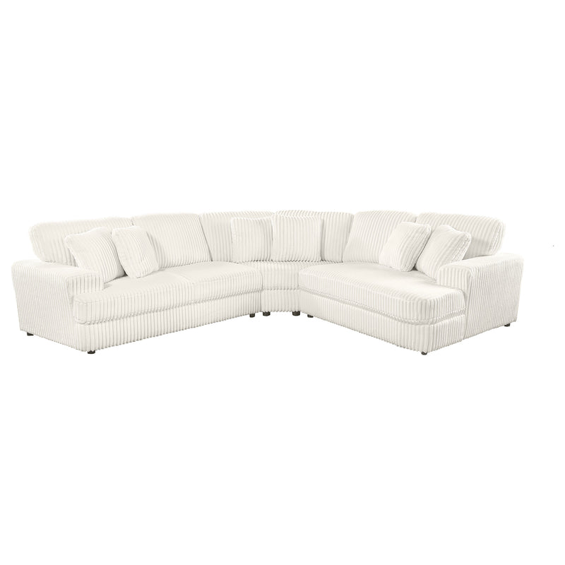 Coaster Furniture Emberson Ivory 3pc Modular Sectional