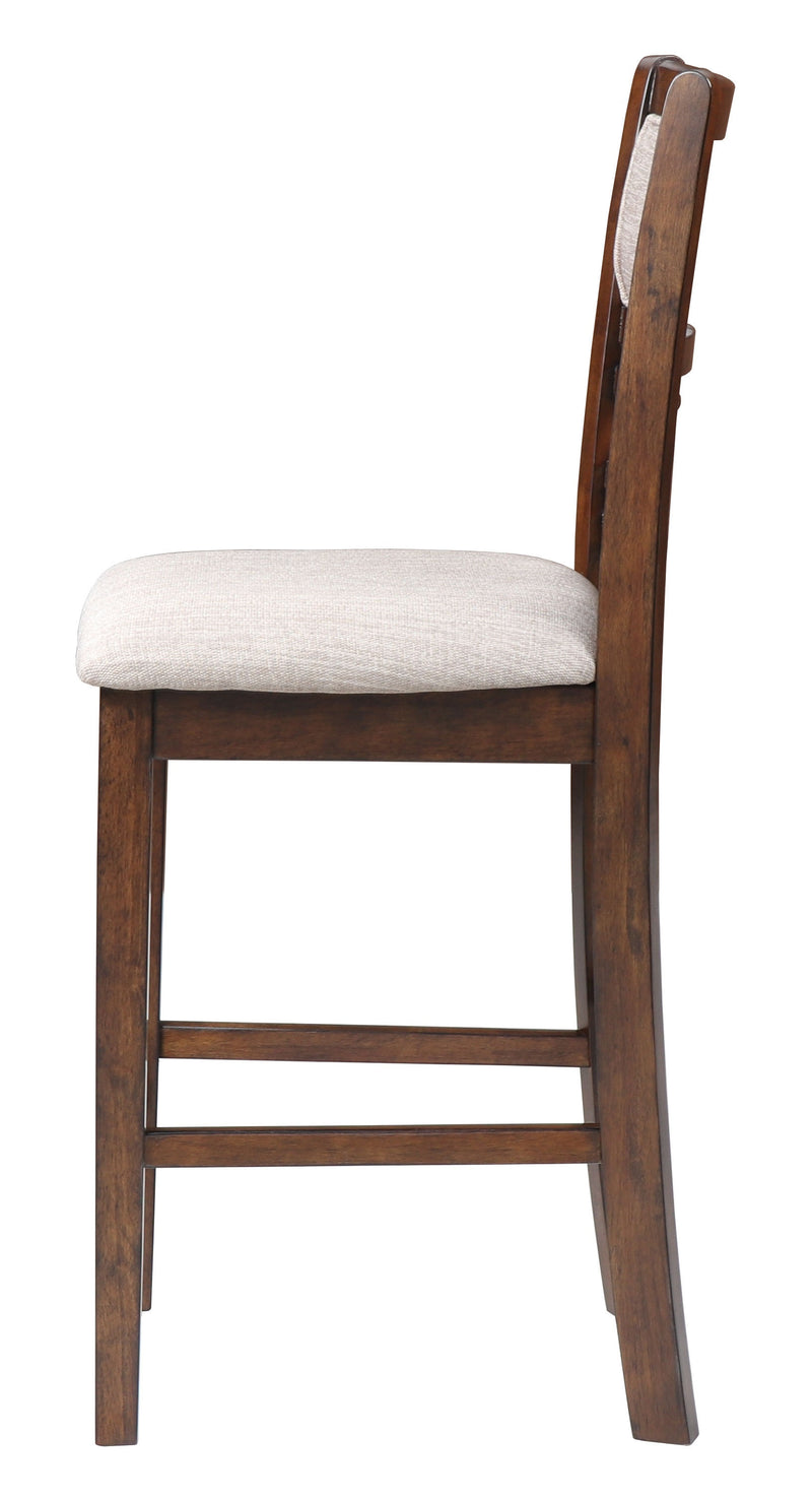 New Classic Furniture Gia Gray 42 Inch Drop Leaf 3pc Counter Height Set