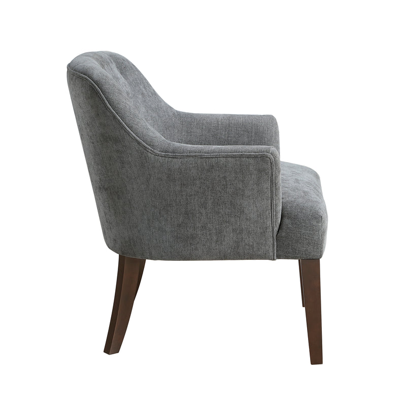 Home Elegance Rebecca Charcoal Accent Chair