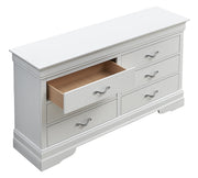 Glory Furniture Lorana White Pearl Dresser