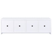 Coaster Furniture Laughlin White 78 Inch TV Stand