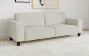 Coaster Furniture Deerhurst Greige Beige Grey Tufted Sofa