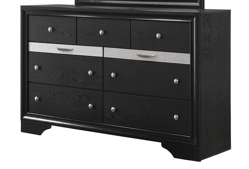 Crown Mark Regata Black Dresser