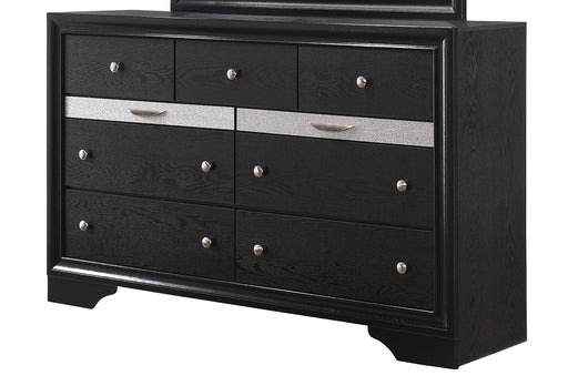 Crown Mark Regata Black Dresser