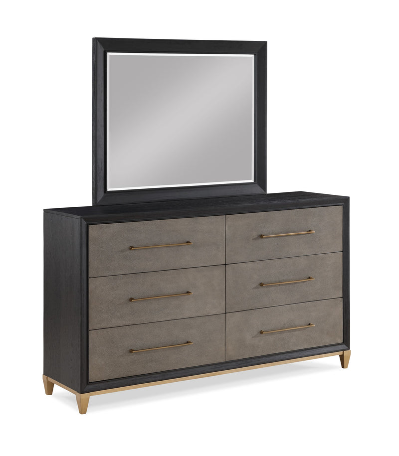 Crown Mark Payson Dresser and Mirror