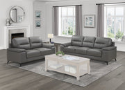 Home Elegance Mischa Dark Gray 2pc Living Room Set