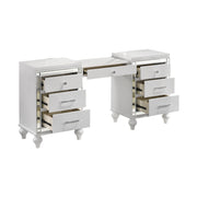 New Classic Furniture Valentino Silver Vanity Table