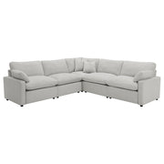 Coaster Furniture Collins Grey Modular Power Reclining Sectional