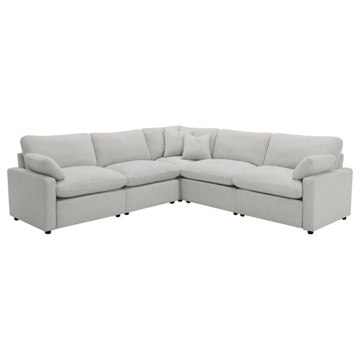 Coaster Furniture Collins Grey Modular Power Reclining Sectional