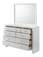 Crown Mark Evan White Dresser