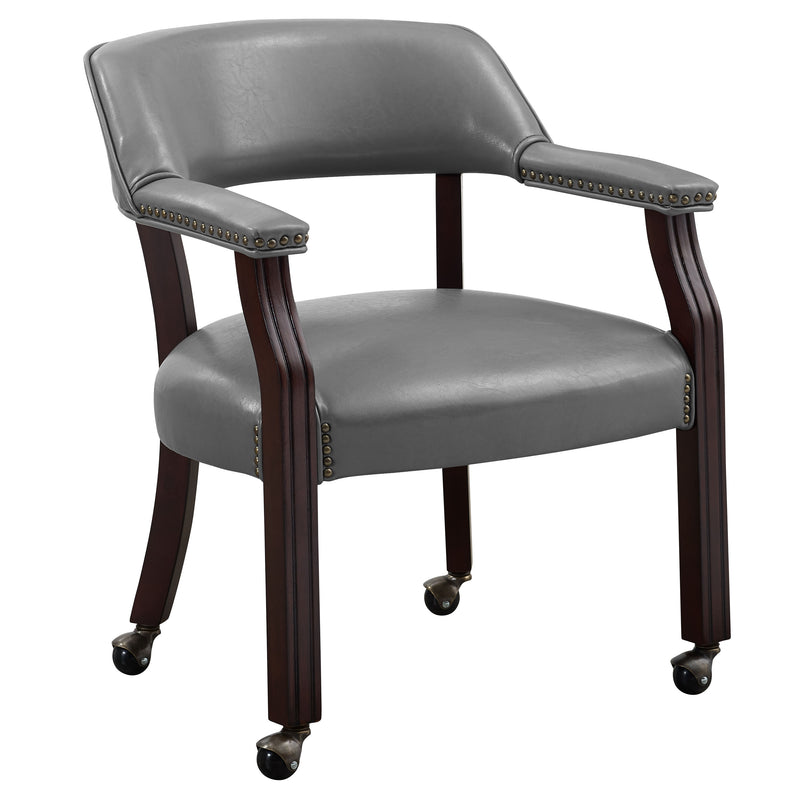 Steve Silver Tournament Cherry Brown 5pc Dining Game Table Set