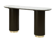 Acme Furniture Clayten White Espresso Sofa Table