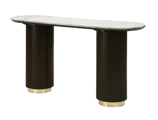 Acme Furniture Clayten White Espresso Sofa Table