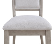 Crown Mark Amara Drift Wood 5pc Round Dining Set