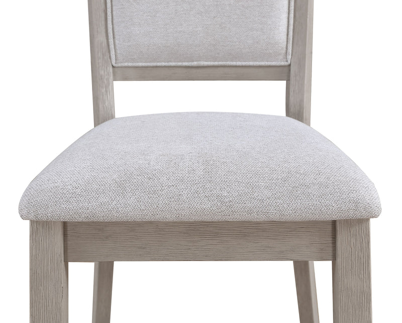 Crown Mark Amara Drift Wood 5pc Round Dining Set