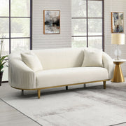 Acme Furniture Martina Ivory Sofa with 2 Pillows
