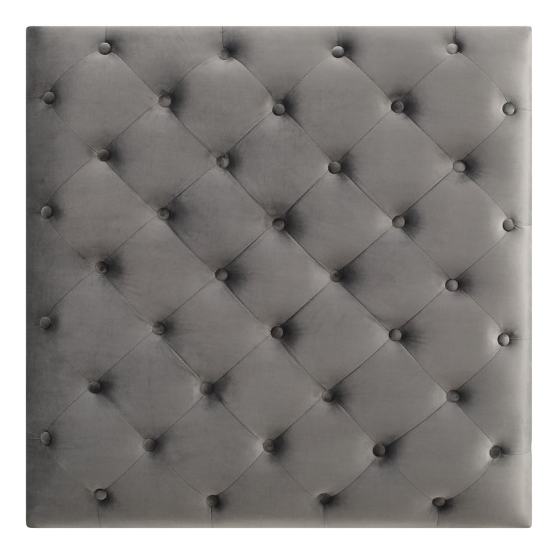 Glory Furniture Nola Navy Blue Velvet Reversible Sectional With Ottoman