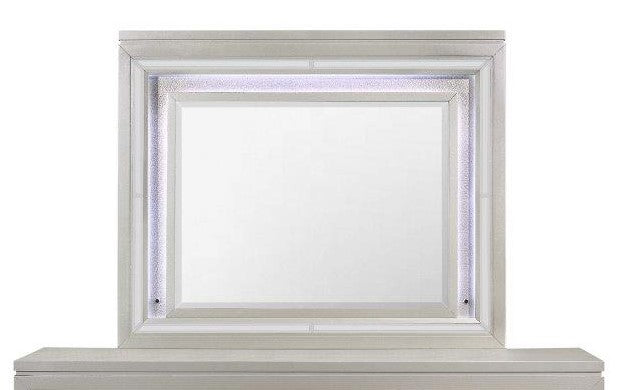 Global Furniture Paris Champagne Mirror with LED Light