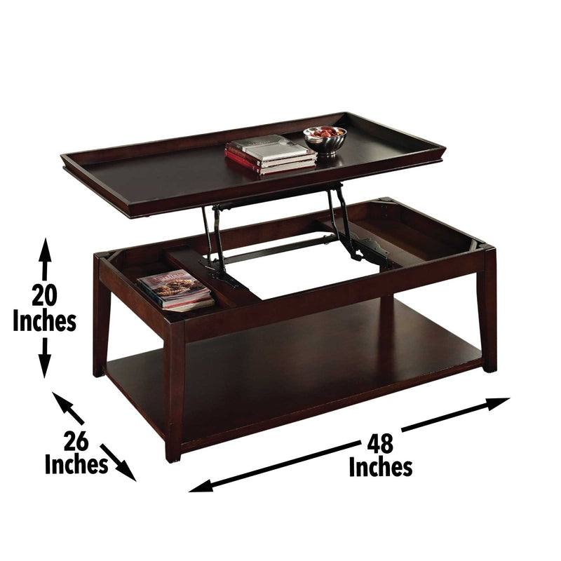 Steve Silver Clemson Merlot Cherry Lift Top Cocktail Table