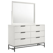 Coaster Furniture Sonora White Dresser with Mirror