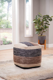 Steve Silver Jamal Square Handwoven Woolen Pouf
