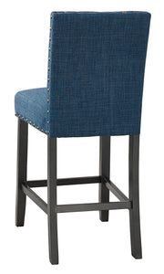 2 New Classic Furniture Crispin Granite Blue Counter Chairs