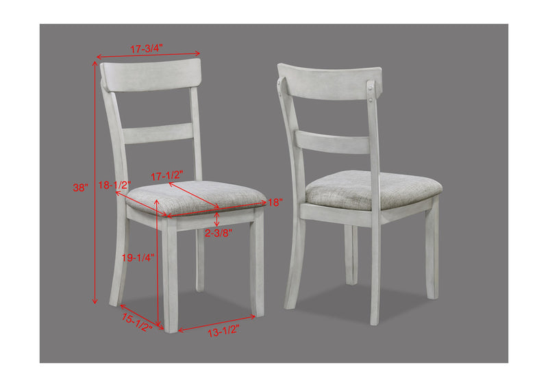 Crown Mark Henderson Drift Wood 5pc Dinette Set