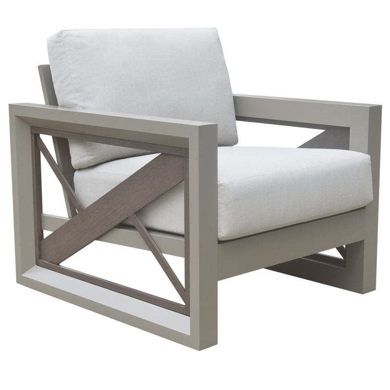 Steve Silver Dalilah Gray Patio Arm Chair
