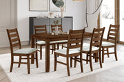 New Classic Furniture Pascal Brown 59 Inch Rectangle Dining Table