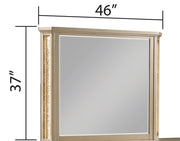 Galaxy Home Medusa Gold Mirror