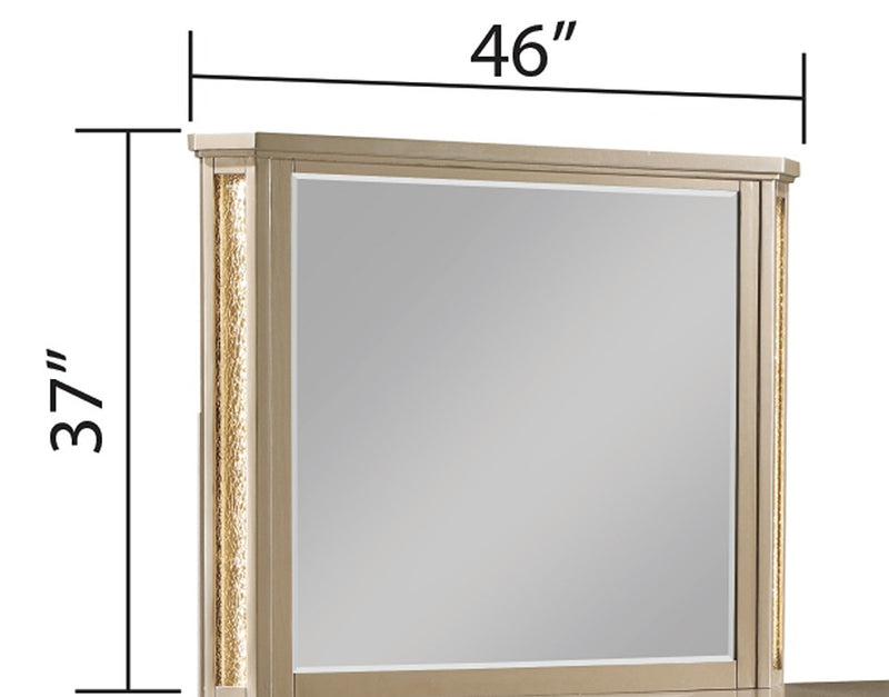 Galaxy Home Medusa Gold Mirror