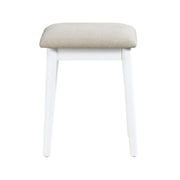 Home Elegance Camilla Gray Vanity Dresser with Mirror and Stool