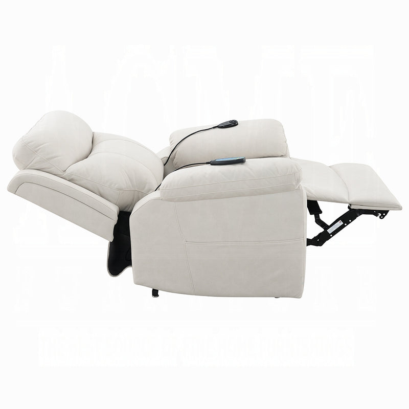 Acme Furniture Chriki Light Gray Power Recliner