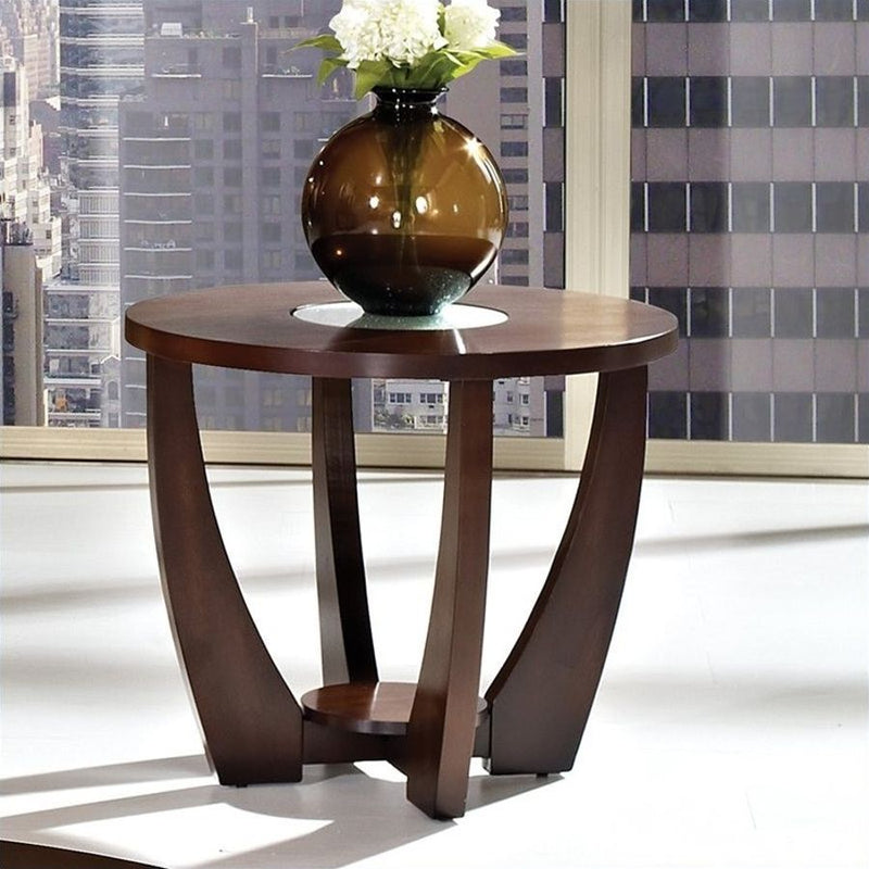 Steve Silver Rafael Merlot Cherry End Table