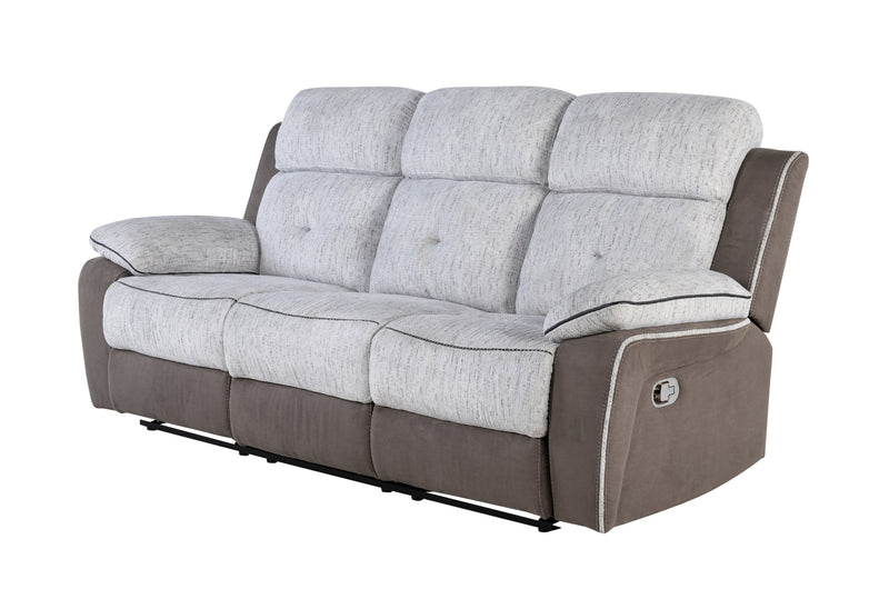 Global Furniture U5050 Grey Reclining Sofa