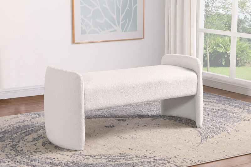 Coaster Furniture Peoria Ivory White Accent Bench