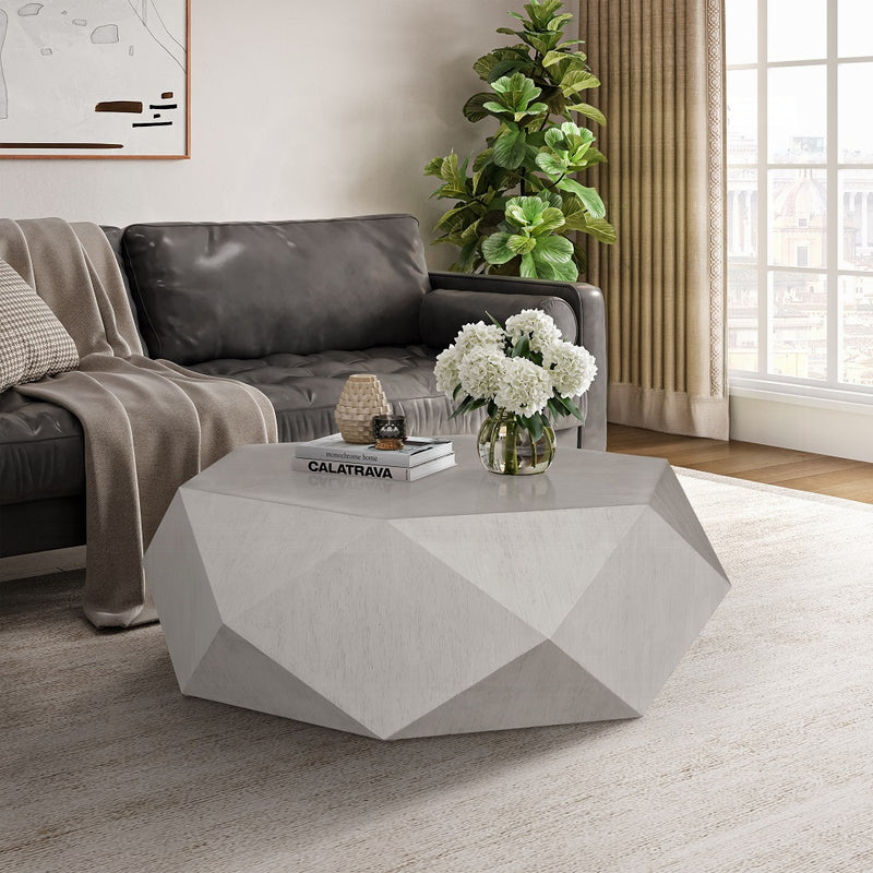 Acme Furniture Hanniel Antique White Coffee Table