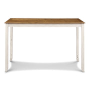 New Classic Furniture Amy Gray 60 Inch 5pc Counter Height Set