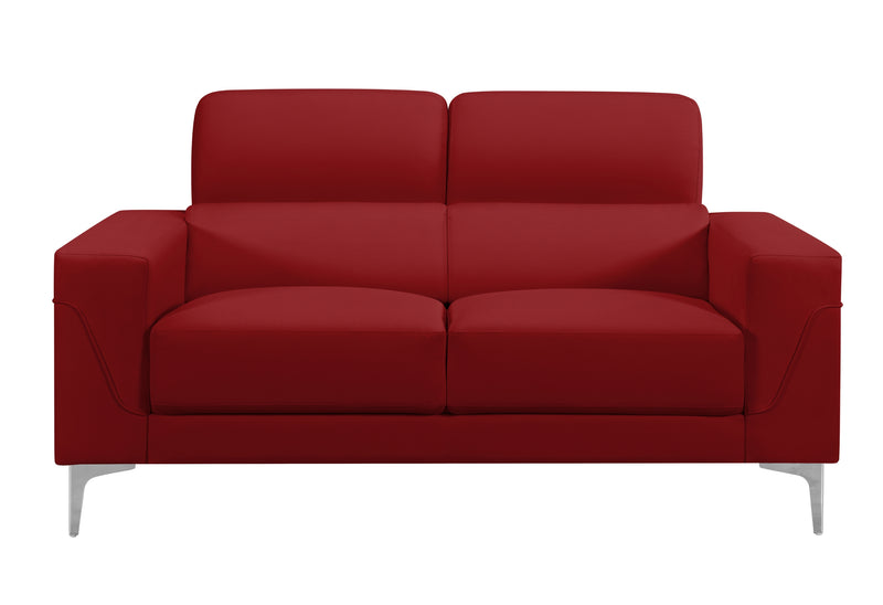 Global Furniture U6109 Red 2pc Living Room Set