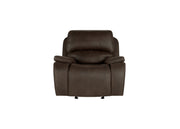 New Classic Furniture Brooking Brown Power Glider Recliner