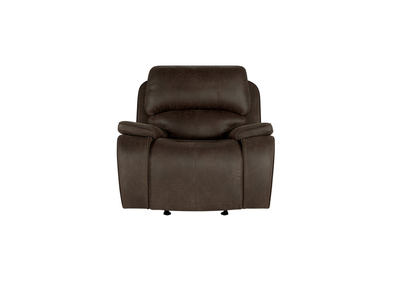 New Classic Furniture Brooking Brown Power Glider Recliner