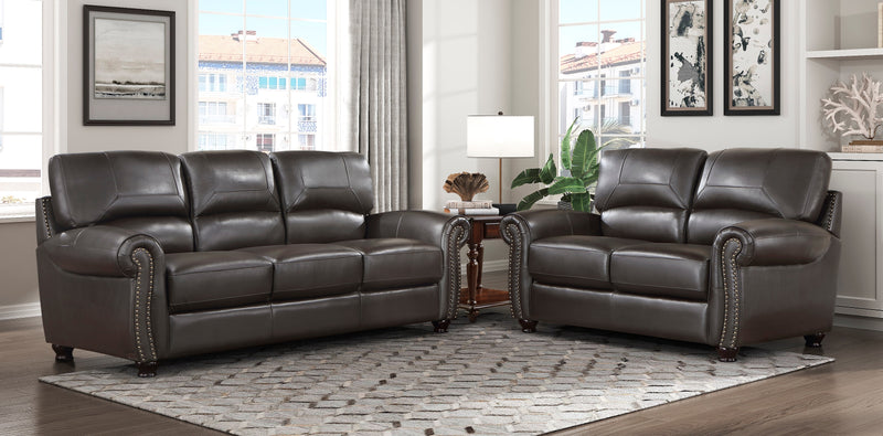 Home Elegance Foxborough Cream 2pc Living Room Set