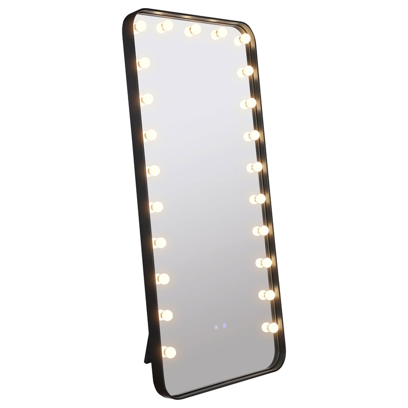 Coaster Furniture Canton Silver LED Standing Mirror with Speakers