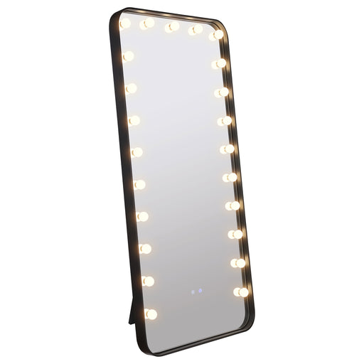Coaster Furniture Canton Silver LED Standing Mirror with Speakers
