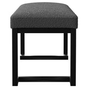 Coaster Furniture Mesa Charcoal Grey Tufted Accent Bench