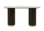 Acme Furniture Clayten White Espresso Sofa Table